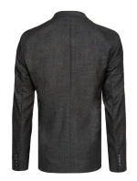 Pánske jednoradové sako čierne FashionStreet MX0621