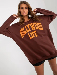 Mikina VI BL 3102.01P hnedo-oranžová