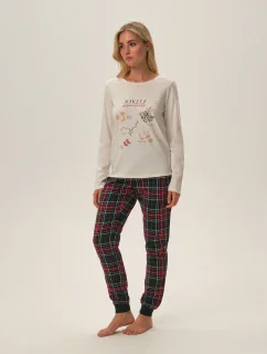 Dámske pyžamo Florencia 41902-80X Béžová - Henderson Ladies