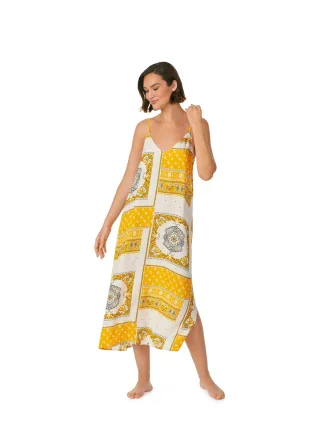 Dámska nočná košeľa YI60015 722 žltá - DKNY