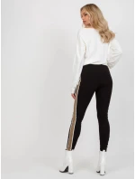 Dámske legíny VI LG 5020.17X Black With Beige - FPrice Dámske legíny VI LG 5020.17X Black With Beige - FPrice