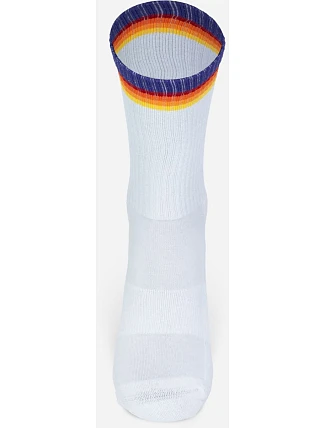 Mr. Socks L 05004 Tenisové ponožky „Basic“ 88.5004 biele/duhové Mr. Socks L 05004 Tenisové ponožky „Basic“ 88.5004 biele/duhové