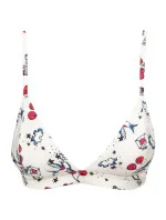 Dámska nevyztužená podprsenka s potlačou UW0UW01853-142 - Tommy Hilfiger