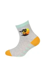 Chlapčenské vzorované ponožky Wola U24.P01;W24.P01 21-26 Chlapčenské vzorované ponožky Wola U24.P01;W24.P01 21-26