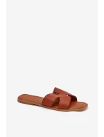 Klapki Damskie Płaskie Z Wycięciami Camel Salyra