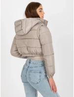 Dámska bunda NM KR D2 3869 13P tmavo lila