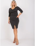 Šaty RV SK 7825.41 tmavá khaki