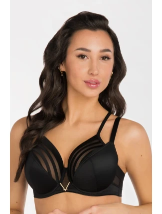 Dámska podprsenka K810 Yoko Black - Gorsenia