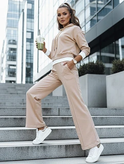 SANELIS dámska tepláková súprava light beige FashionStreet AY0985
