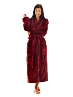 Dámsky župan LIlly extra 2120 burgundy - Vestis Dámsky župan LIlly extra 2120 burgundy - Vestis