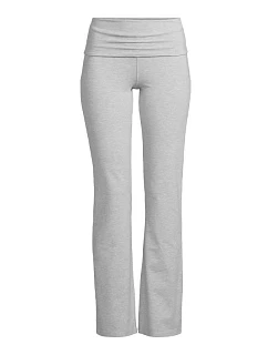 Dámske nohavice CASALL Sublime Folded Flare Pants, sivé