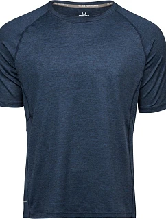 Tee Jays TJ 7020 Pánske športové tričko CoolDry® 18.7020 tmavomodrá melírovaná