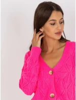 Dámsky sveter LC SW 803 fluo ružový