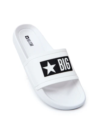 Męskie Klapki Big Star DD174700 Białe