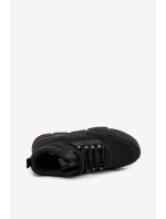 Sneakersy Męskie Big Star SS174282 HI-POLY SYSTEM Czarne