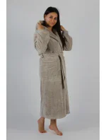 Dlhý dámsky župan s kapucňou 807 LUNA II