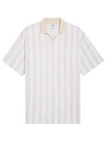 Pánske tričko Puma Class Relaxed Pinnacle Polo, bielo-béžové, 692069 02 Pánske tričko Puma Class Relaxed Pinnacle Polo, bielo-béžové, 692069 02