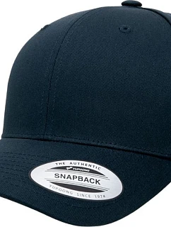 Flexfit 6389 6-panelová snapbacková čiapka „Retro“ 55.6389 tmavomodrá