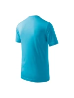 Základné tričko pre deti tyrkysové