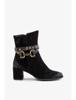 Topánky na podpätku model 202648 Krok vo veľkom štýle Topánky na podpätku model 202648 Krok vo veľkom štýle