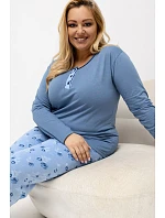 Pohodlné pyžamo pre plnoštíhly model 226131 Forever Pink