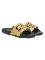 Pánske športové žabky Emporio Armani EA7 čierne/zlaté – 7X000108-AF15118-MZ097 Pánske športové žabky Emporio Armani EA7 čierne/zlaté – 7X000108-AF15118-MZ097