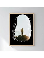 Personalizovaný magický fotob obraz v ráme – 30x40 – kvetinový rám Personalizovaný magický fotob obraz v ráme – 30x40 – kvetinový rám