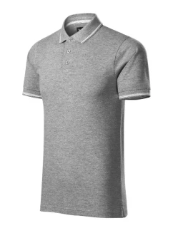 Dokonalá hladká pánska polokošeľa tmavosivá