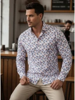 Pánska biela košeľa FashionStreet DX2466