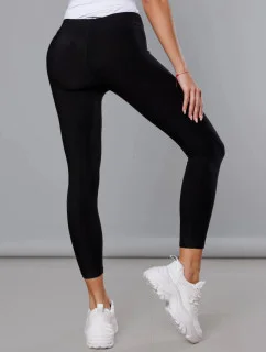 Čierne bavlnené legíny (YW01053-A1)