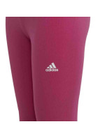 Bavlnené pančuchové nohavice Adidas Essentials s lineárnym logom Jr IC3581