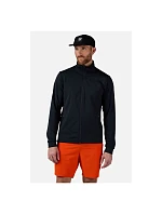 Pánska mikina ROSSIGNOL Mid Layer Thin, čierna Pánska mikina ROSSIGNOL Mid Layer Thin, čierna