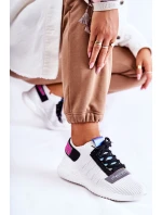 Damskie Wsuwane Sportowe Buty Sneakersy Białe Klayra