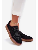 Semišové dámske tenisky Daniel Lopez SS2D4006 Black Semišové dámske tenisky Daniel Lopez SS2D4006 Black