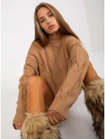 Dámsky sveter LC SW 0297 ťava