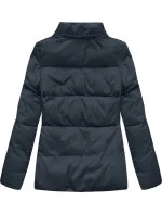 Dámska krátka zimná prešívaná bunda Dark Blue (7694)