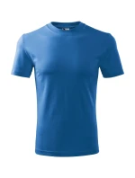 Ťažké unisex tričko azúrovo modré