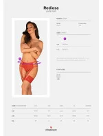 Vášnivý podväzkový pás Rediosa garter belt - Obsessive