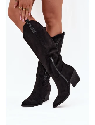 Dámske topánky na podpätku LG-129 Black - Stephan Paris