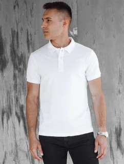 FashionStreet pánske biele polo tričko PX0601