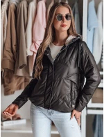 Dámska prechodná prešívaná bunda s kapucňou NIVESSO black FashionStreet TY4859 Dámska prechodná prešívaná bunda s kapucňou NIVESSO black FashionStreet TY4859