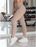 Dámske legíny s vysokým pásom ACTIVIS beige FashionStreet UY2599