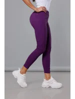 Dámske tréningové legíny Dark Purple (54350)
