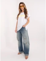 RV tričko TS A1206.84 bielo žlté