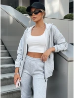 Dámska tepláková súprava AMILIA PREMIUM šedá FashionStreet AY0778