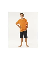 Chlapčenské tričko RIP CURL Eternal Shred Art Tee-Boy, oranžové, detské Chlapčenské tričko RIP CURL Eternal Shred Art Tee-Boy, oranžové, detské