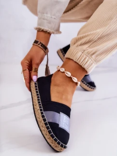 Damskie Espadryle Wsuwane Big Star JJ274963 Czarne