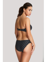 Vrchný diel plaviek Swimwear Anya Spot Bandeau Bikini black/white SW1013