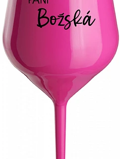 Lady of God - ružový nerozbitný pohár na víno 470 ml