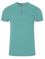 Pánske pyžamové tričko 500729H 857 tyrkysové - Jockey Pánske pyžamové tričko 500729H 857 tyrkysové - Jockey